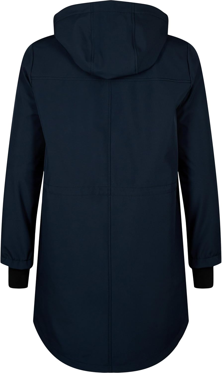 Zizzi Damen Grosse Grössen Jacke Softshell Kapuze Gr, Night Sky