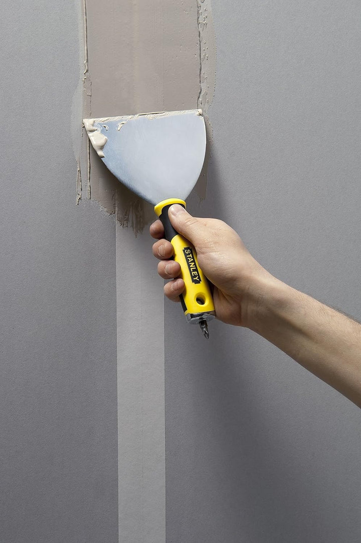 Stanley Fugenspachtel (mit PH2-Bit, 150 mm Klingenlänge, Griffaussparung, konisches Blatt aus rostfr