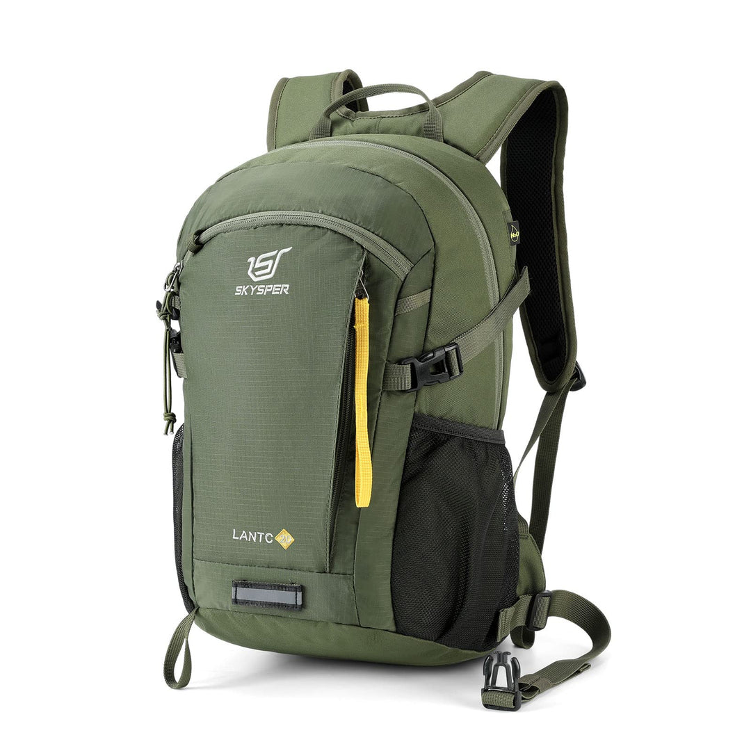 SKYSPER LANTC 20 Leicht Wanderrucksack 20L Klein Rucksack mit Rückenbelüftung Trekkingrucksack aus a