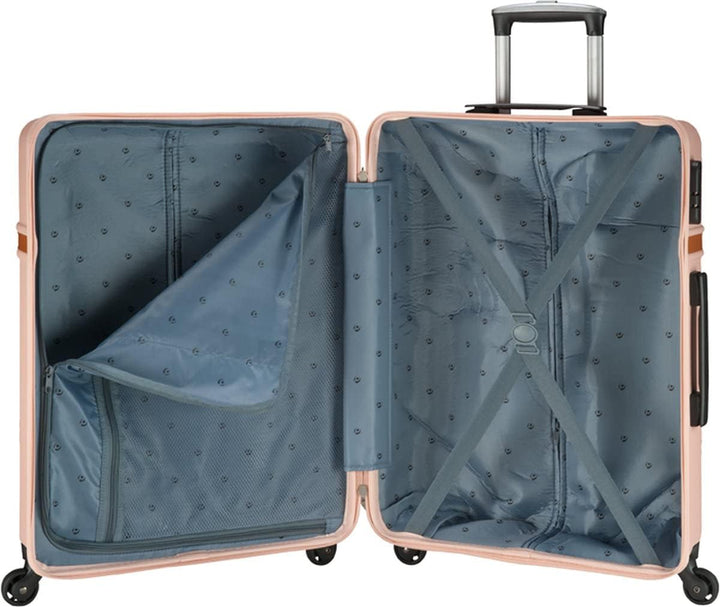 Princess Traveller Whistler, Reisekoffer, Rosa, Gross, Stilvoller Koffer, Robustes ABS-Material, Kra