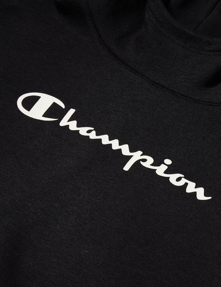 Champion Mädchen Kapuzenpullover 7-8 Jahre Schwarz, 7-8 Jahre Schwarz