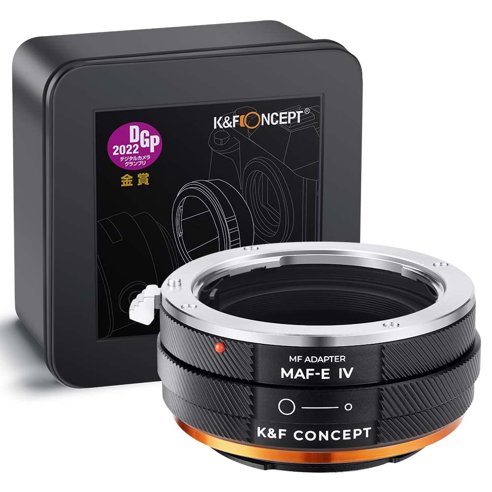 K&amp;F Concept MAF-NEX IV PROLens Mount Adapter Manueller Fokus Kompatibel mit Minolta AF/Sony Alpha A
