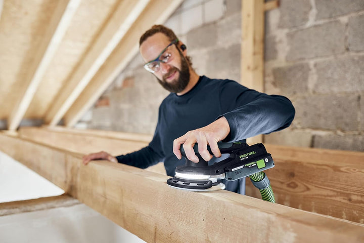 Festool Akku-Exzenterschleifer ETSC 2 150-Basic mit M8 Schleifteller D:150mm MULTI-JET-Stream 2 (wei