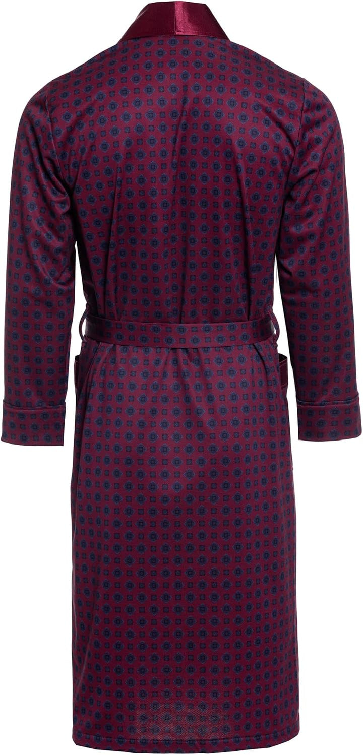 Herren Morgenmantel - Revise Brais RE-502 - Dünn und leicht M Burgund Rot – 31, M Burgund Rot &amp;