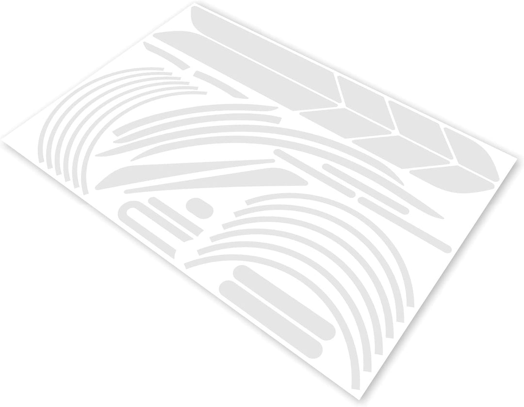 Aufkleber-Set (30-teilig) Sticker-Set auf 35x24cm Bogen geeignet für Xiaomi Mi Scooter 1S Pro 2 E-Sc