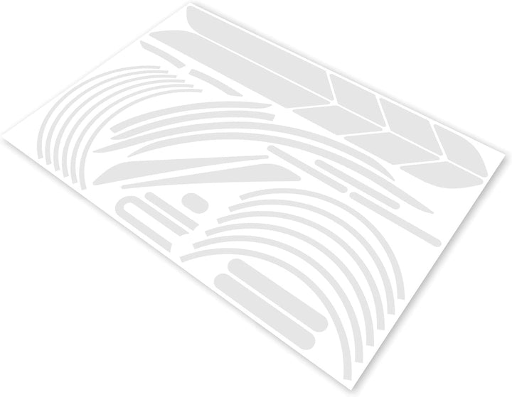 Aufkleber-Set (30-teilig) Sticker-Set auf 35x24cm Bogen geeignet für Xiaomi Mi Scooter 1S Pro 2 E-Sc