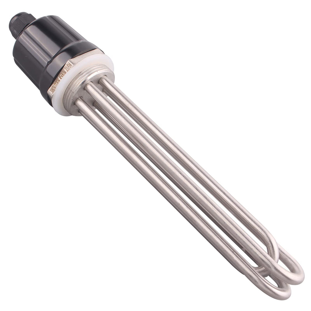 DERNORD 1-1/2 Zoll Heizelement U Typ Elektrische Brühwasser Heizung BSP Gewinde Edelstahlflansch (22