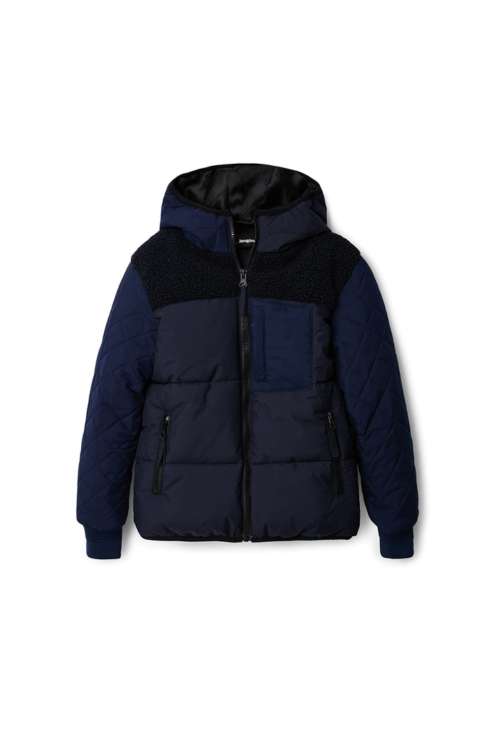 Desigual Jungen Padded_Fernan 5000 Navy 7-8 Blau, 7-8 Blau