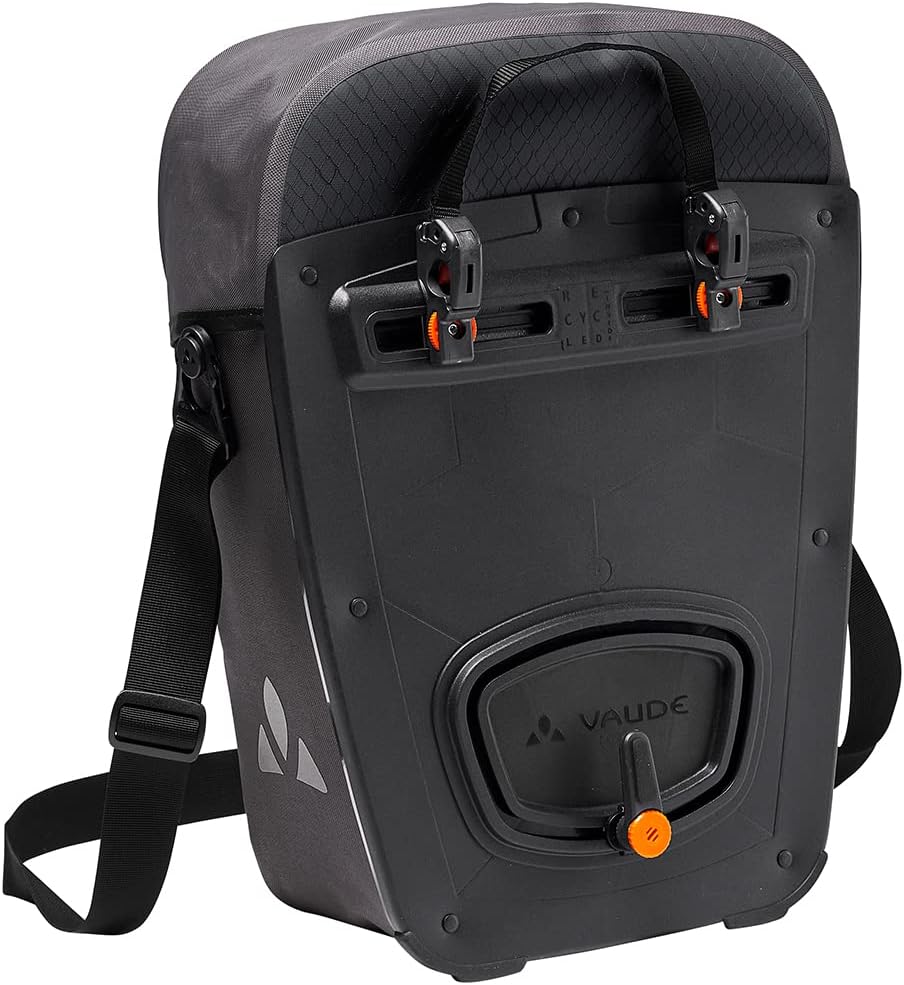 VAUDE Aqua Commute Single - Fahrradtasche - 1 Hinterradtasche (26 Liter) - wasserdicht - Made in Ger