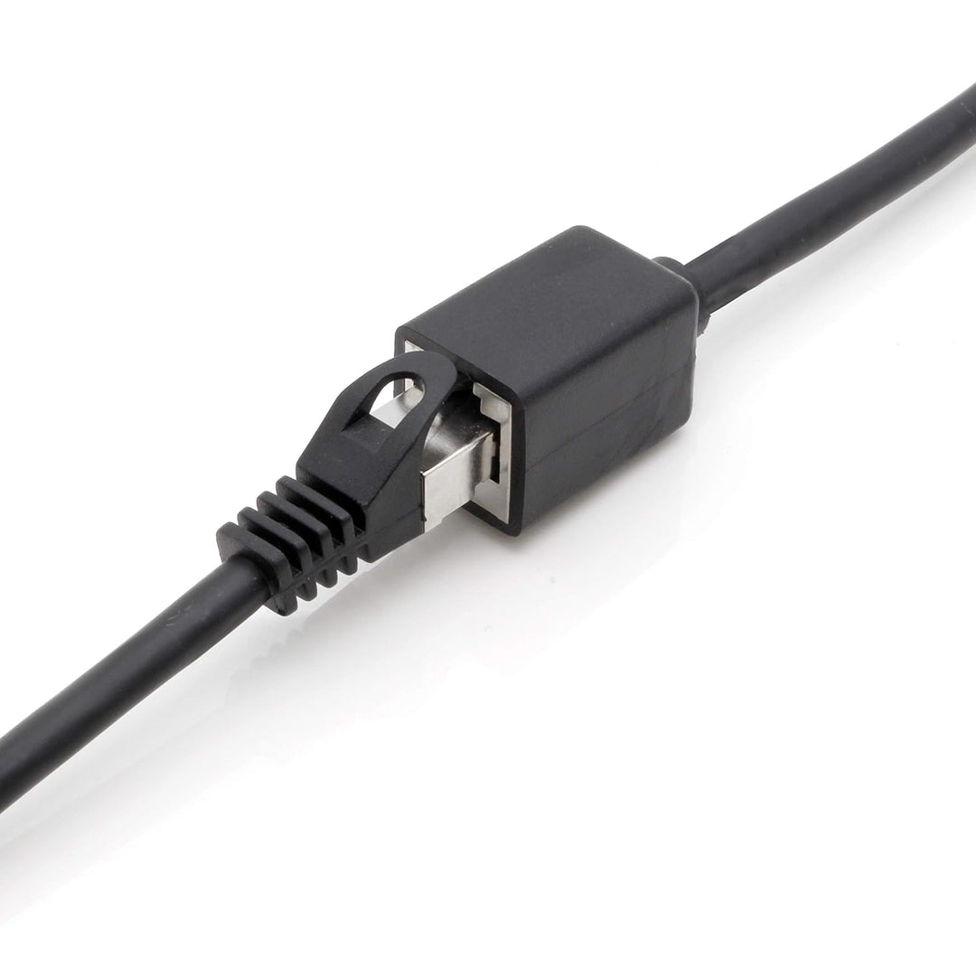 1aTTack.de 618180 CAT7 Cat.7 Verlängerung Adapter - 1m - Ethernetkabel Lankabel Netzwerkkabel 10 Gb/