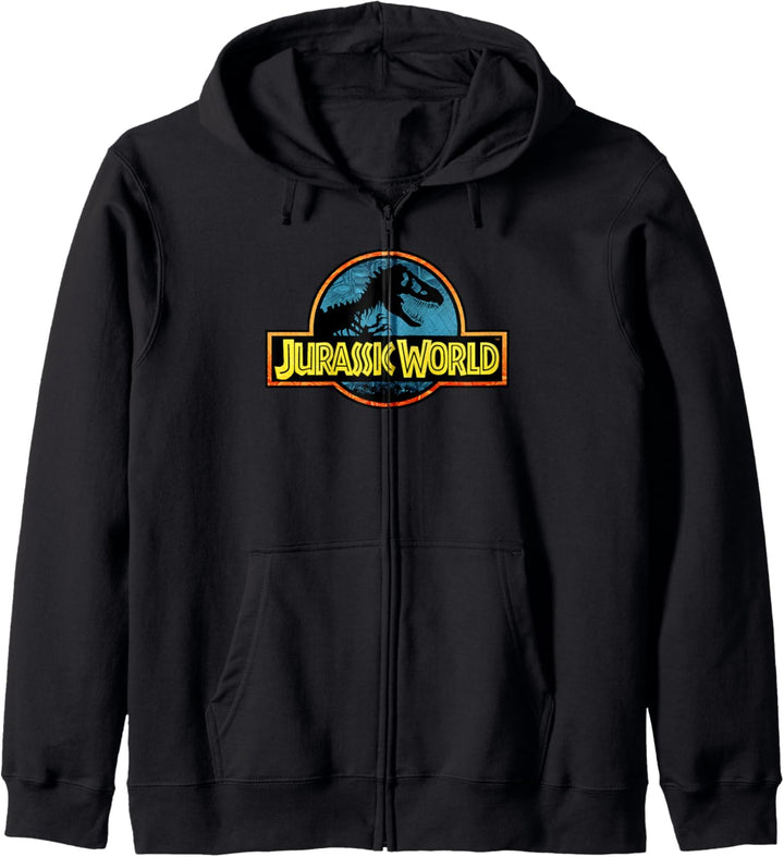 Jurassic World Classic Logo Bright Tech Kapuzenjacke