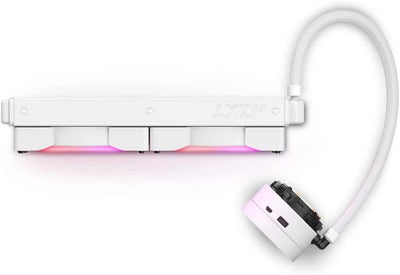 NZXT Kraken X63 RGB 280mm - RL-KRX63-RW - AIO RGB CPU Liquid Cooler - Rotating Infinity Mirror Desig