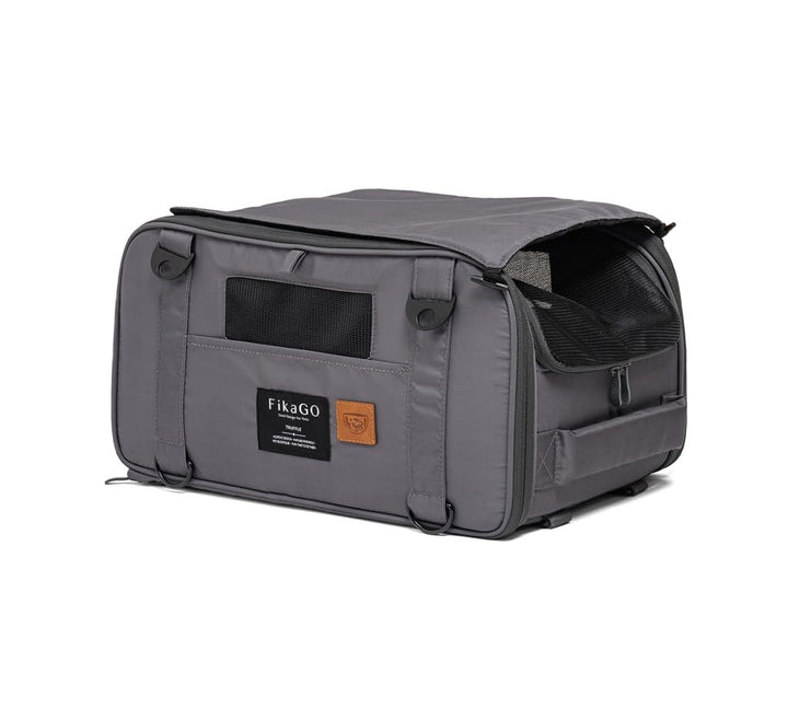 FikaGO 3-in-1 Reise-Tragetasche für Hunde und Katzen Truffle Plus – Rucksack, Schultertasche & Handg