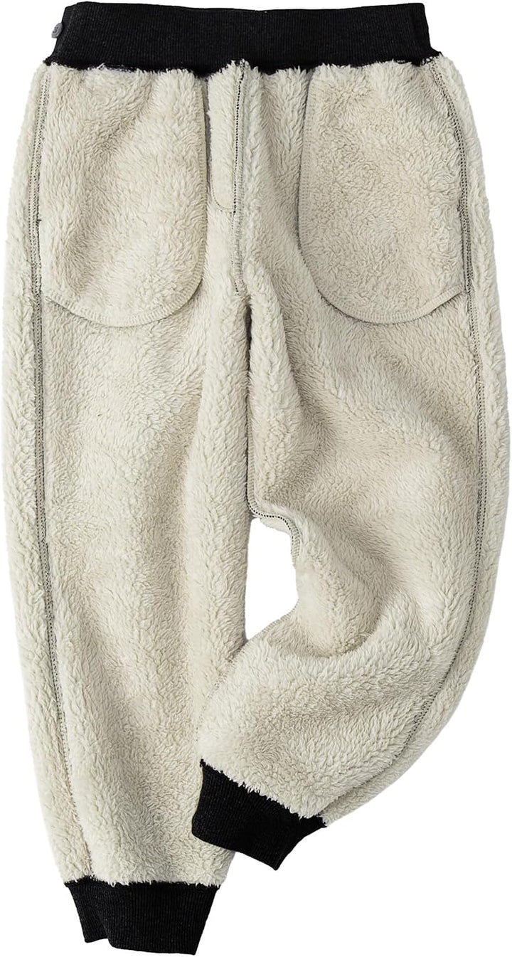 Happy Cherry Jungen Winterhose aus Fleece Futter Kinder Warm Baumwolle Hose Verdickte Sport Outdoorh
