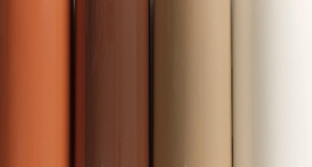 Selbstklebendes Vinyl, Beige, glänzend, 60 x 300 cm, für Möbel, Küche, Wände, Fenster, Bastelarbeite