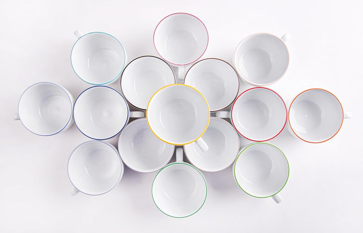 KAHLA 573406A69980C Pronto Line Suppenteller 22 cm Line smaragd green | tiefer Teller mit dunkelgüne