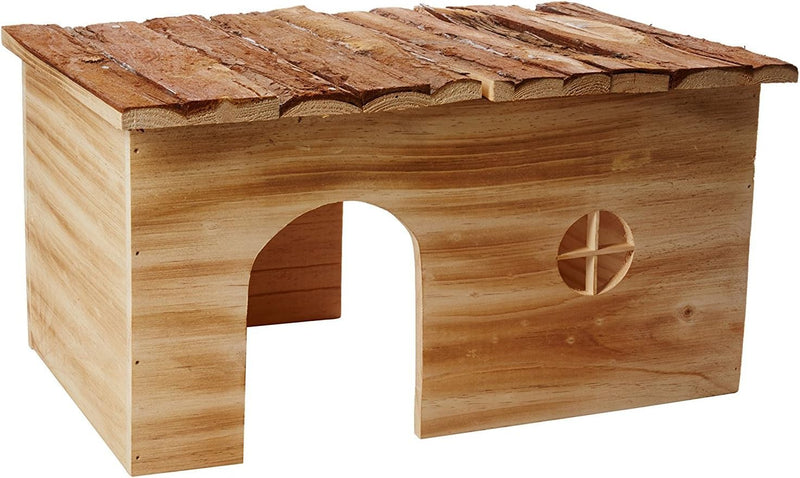 Trixie 61975 Natural Living Haus Grete, geflammt, 45 × 24 × 28 cm, 45 × 24 × 28 cm