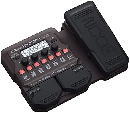 Zoom A1X FOUR Acoustic Guitar Multi-Effects Pedal Single, Single