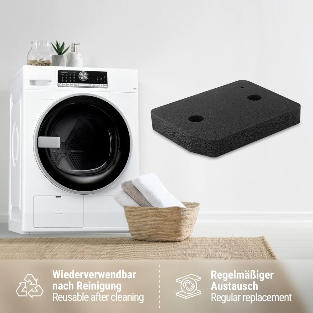 Siegvoll 3x Trockner Filter für Miele 9164761 | Fein-Grob | Wärmetauscher Filter Dryer filter Schaum