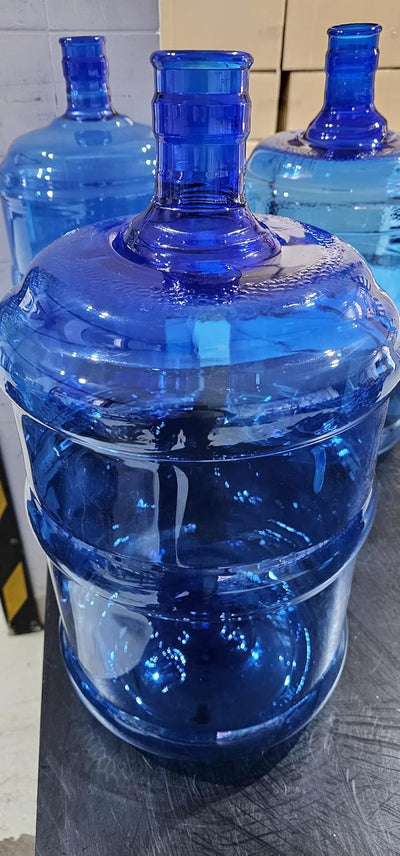 mutto Wasserflasche leer, Wasserbehälter für 19 Liter, Wiederverwendbare PET Wassergallone Leerflasc