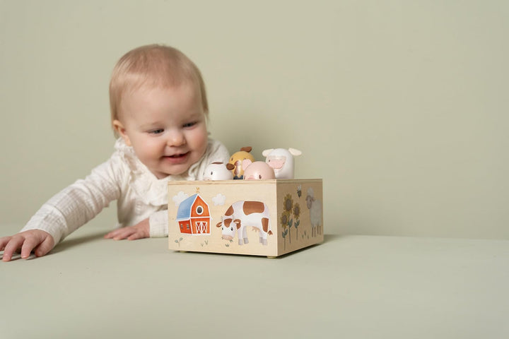 Little Dutch Pop Up Holz Spielzeug Baby Tiere - Little Farm
