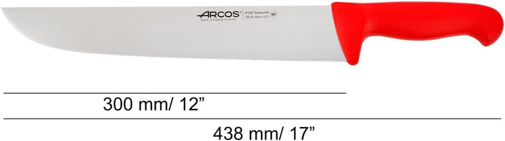 Arcos Fleischermesser aus Nitrum Edelstahl - Ideal für Fleisch - Ergonomischer Griff aus Polypropyle