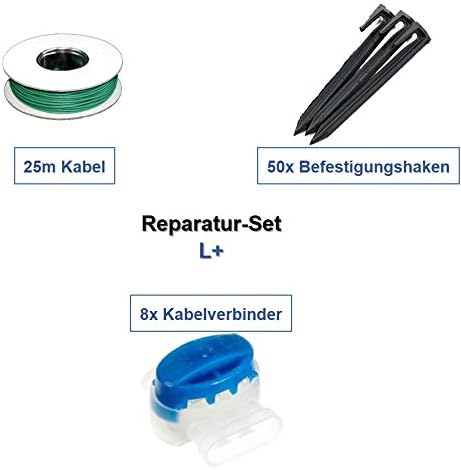 Genisys Reparatur-Set L+ kompatibel mit Husqvarna Automower ® 2** Kabel Haken Verbinder Reparatur Pa