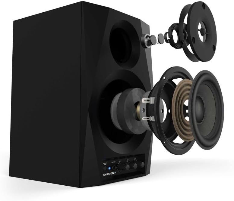 Reloop DSM-3 BT | Bluetooth PC-Lautsprecher für DJs und Producer, Professionelles 2-Wege-Aktiv-Monit
