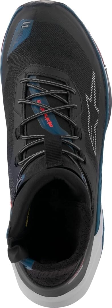 Alpinestars Speedforce XR Motorrad Schuhe, schwarz/blau/türkis, 7 Schwarz Blau Türkis 40 EU, Schwarz