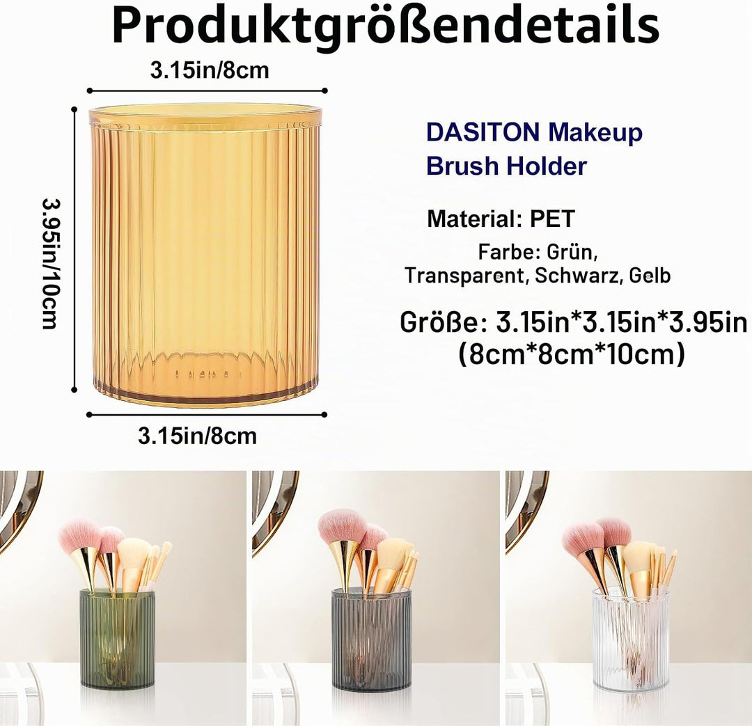 DASITON Make Up Kosmetik Organizer, Acryl Make Up Pinsel Organizer Pinselhalter Kosmetik Aufbewahrun