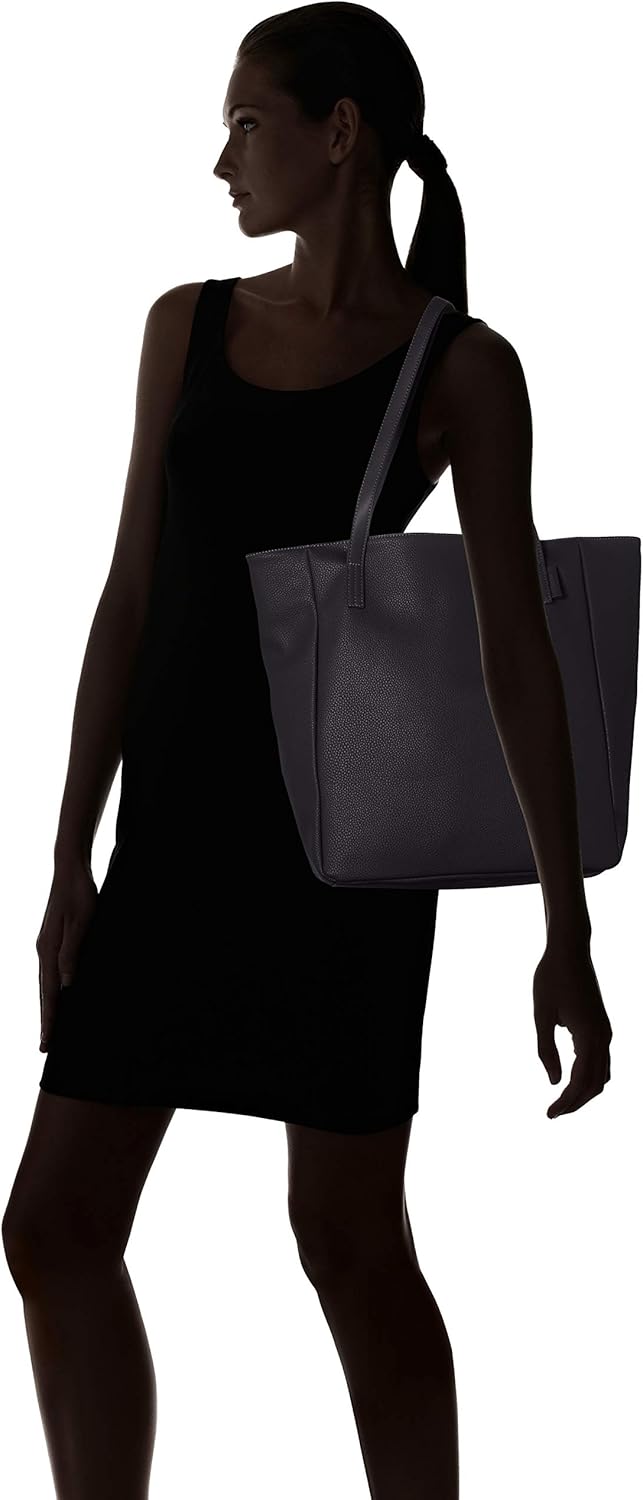 DENIM TOM TAILOR bags Arona Damen Shopper Umhängetasche 41,00 x 14 x 35 Schwarz, 41,00 x 14 x 35 Sch