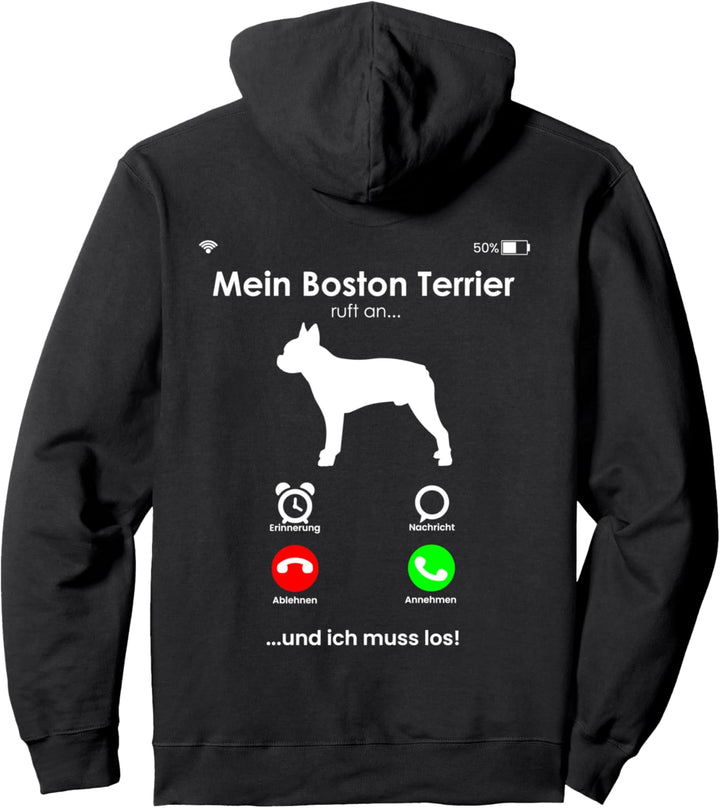 Lustige Boston Terrier Geschenkidee Vintage Boston Terrier Pullover Hoodie
