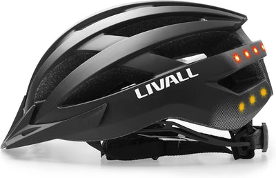 Livall MT1 Neo - Smarter Fahrradhelm mit LED-Lichtsystem, SOS-Alarm System, Multimedia Einheit & Fre