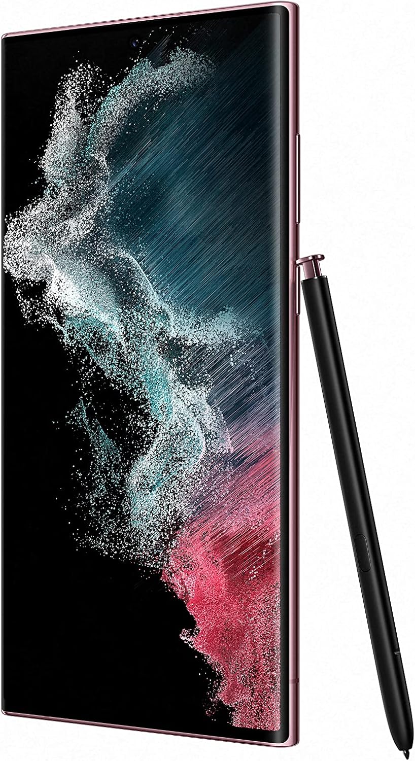 SAMSUNG Mobile Phone Galaxy S22ULT 5G/256GB Burg. SM-S908B Entsperrt Black 256 GB, Entsperrt Black 2