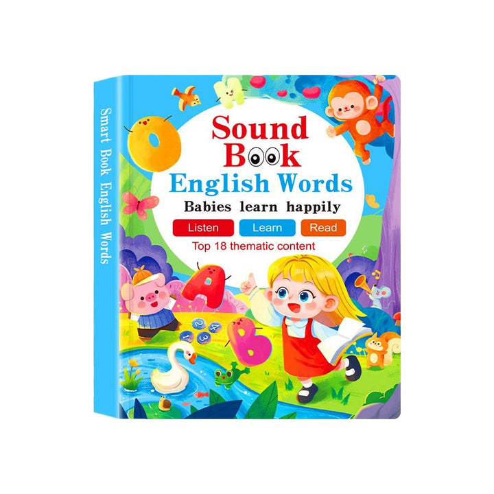 Kleinkinder Soundbücher | Lernspielzeug Interaktive Bücher | Sprechende Elektronische Spielzeuge und