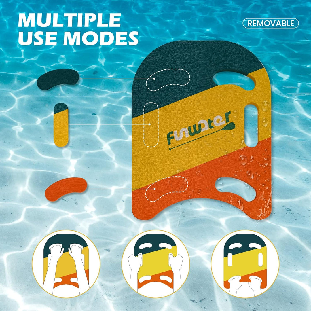 FunWater Schwimmbrett Kickboard für Kinder und Erwachsene Trainingsausrüstung PE Schaumstoff Schwimm