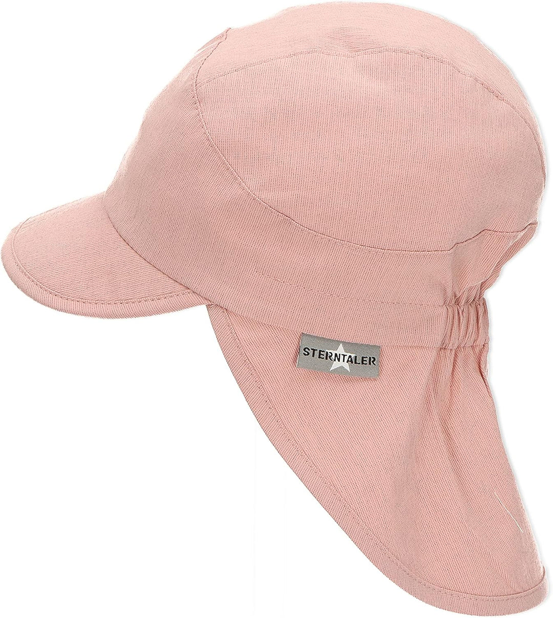 Sterntaler Mädchen Schirmmütze mit Nackenschutz Glace Sonnenhut 49 zartrosa, 49 zartrosa