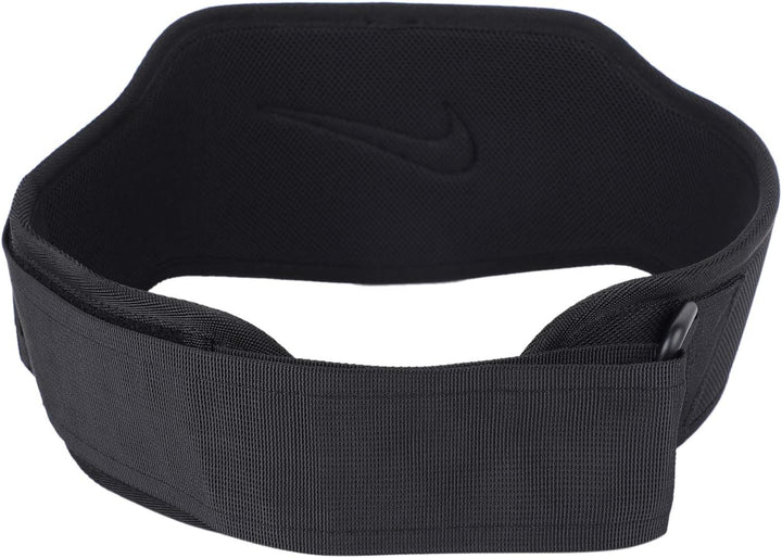 Nike Strength Trainingsgürtel, 3,0 M Schwarz/Schwarz/Weiss, M Schwarz/Schwarz/Weiss