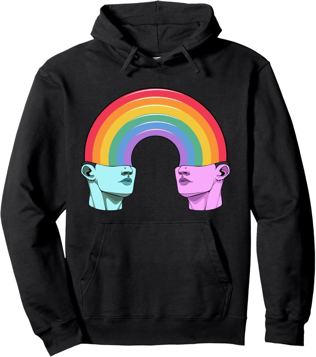 LGBT Pride Regenbogen LGBTQ Lesbisch Schwul Queer Gay Pullover Hoodie