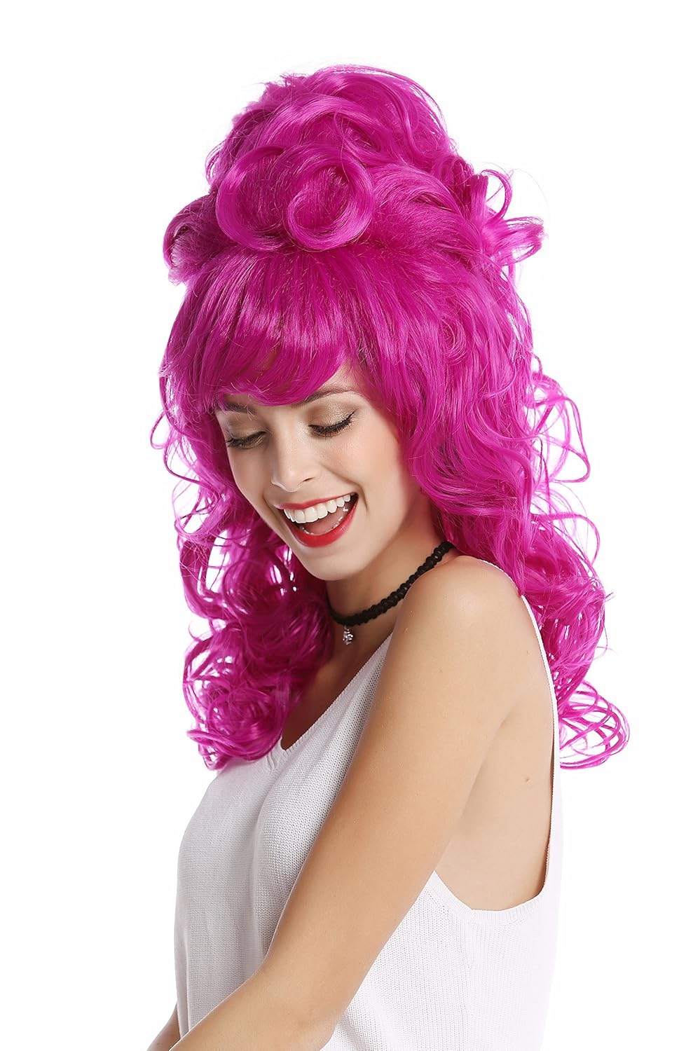 WIG ME UP - GF-W2418-TF2405 Perücke Damenperücke Barock 60er retro riesig Beehive Hochsteckfrisur Du
