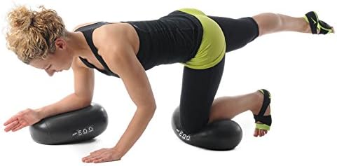 Original Pezzi® Mini Eggball® Gymnastik Ball Yoga Pilates Ball Übungsball MAXAFE (Anthrazit) Partner