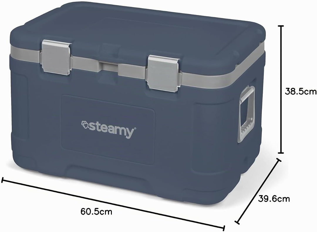 Steamy Cool 50, Kühlbox, 50 Liter, Camping und Picknick, Blau