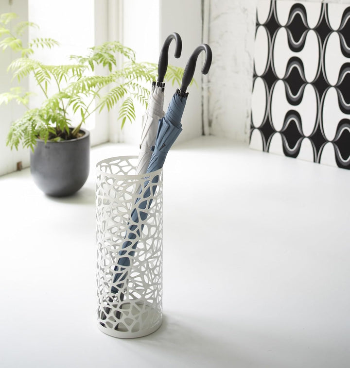 Umbrella Stand Nest round - white One Size Weiss, One Size Weiss