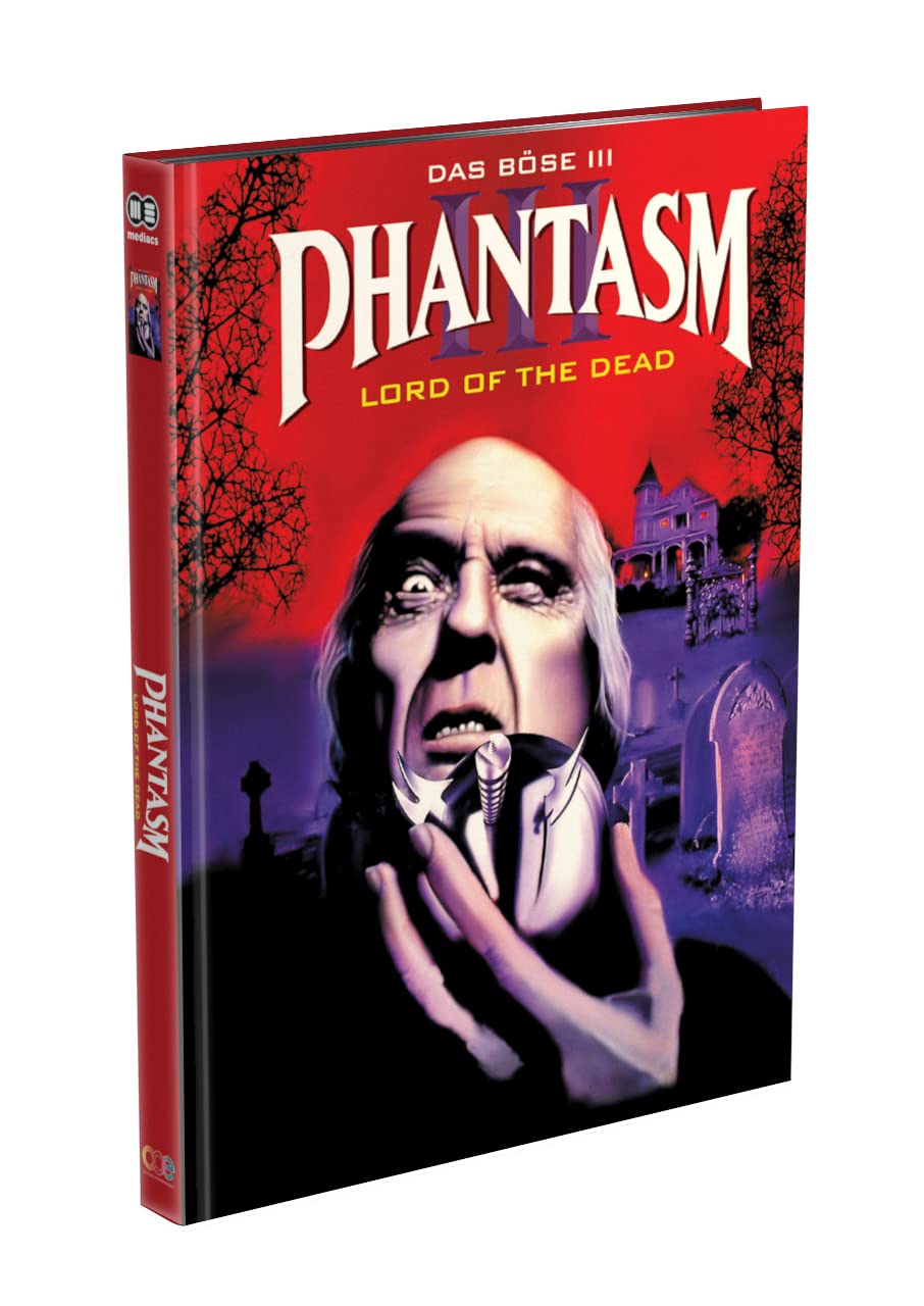 DAS BÖSE 3 – Lord of the Dead – PHANTASM 3 - 3-Disc Mediabook Cover A (Blu-ray + DVD + Bonus-DVD) Li