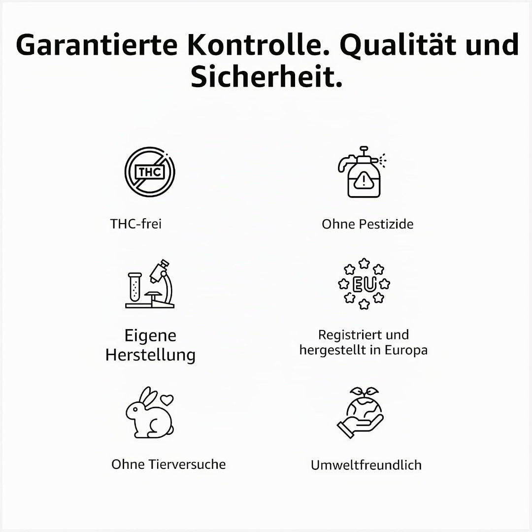 Hanföl 40% Max - 10 ml - Basis aus bio-zertifiziertem Kokosöl und Hanfsamenöl - Kaltgepresst - Ohne