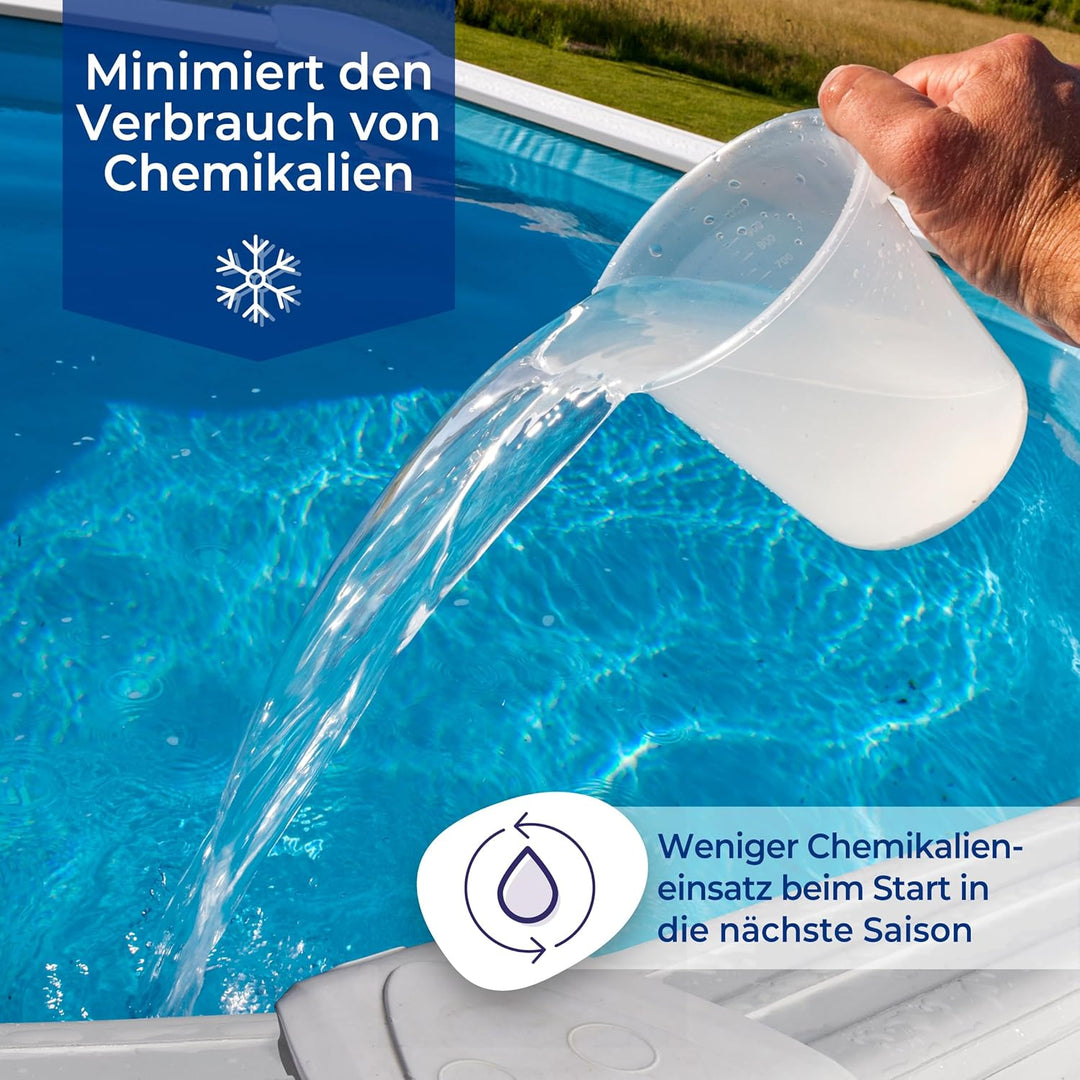 Gre CIPROV1001 - Winterabdeckung für Oval Pool 1000 x 550 cm, Farbe schwarz, 1000 x 550 cm