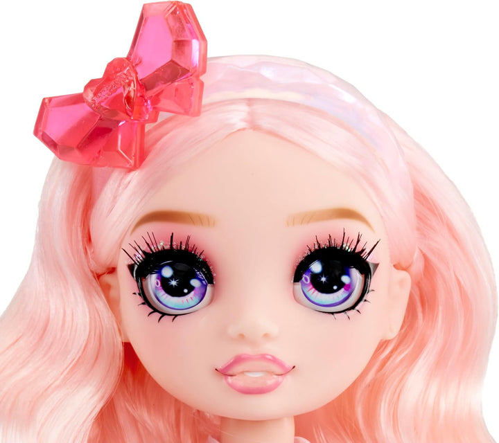 Rainbow High Creative Crystals Bella - Pinkfarbene 28 cm Modepuppe mit Make It Kit für Kristall-Acce