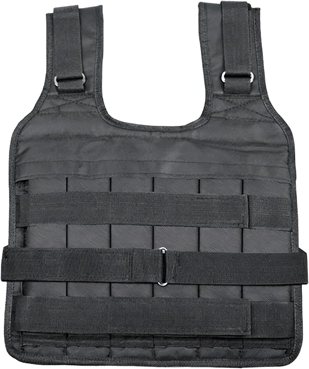 Verstellbare Gewichtsweste - Tragfähigkeit 1-50kg (ohne Gewichte) | Ergonomisches Fitness Trainingsw