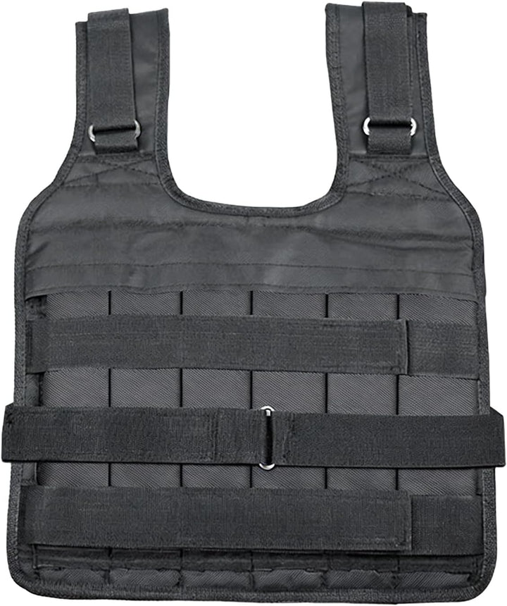 Verstellbare Gewichtsweste - Tragfähigkeit 1-50kg (ohne Gewichte) | Ergonomisches Fitness Trainingsw