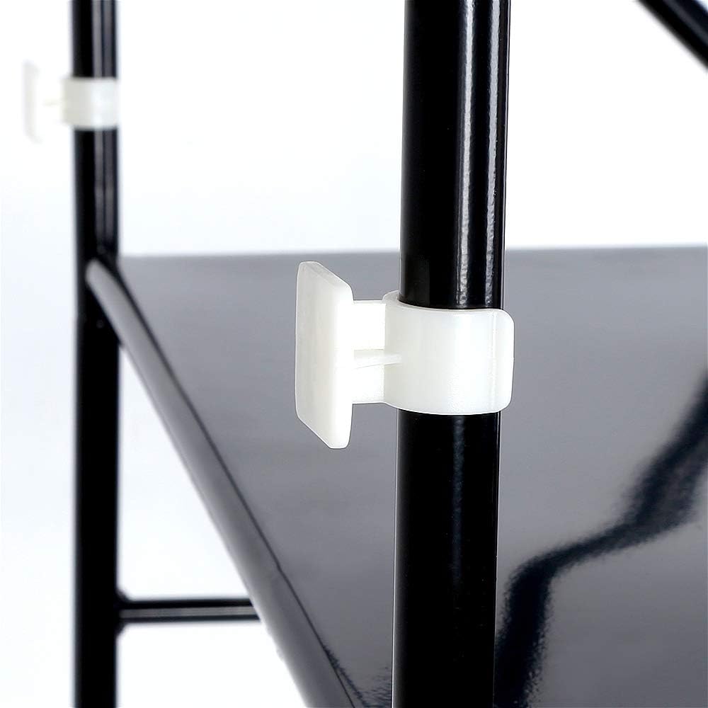 3-Tiers lackierter Stahl Toilettenregal WC-Regal Badezimmer Regal Aufbewahrungsregal für Badezimmer,